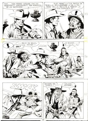 Ticci, Giovanni - 1 Original page - Tex #272 - "il disertore" - 1983 | Catawiki