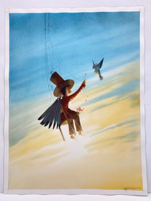 Prugne, Thibault - 1 Original drawing - Festival de marionnettes - 2017 | Catawiki
