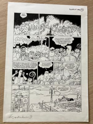 Wasterlain, Marc - 1 Original page - Tucker - Planet Girls - 2024