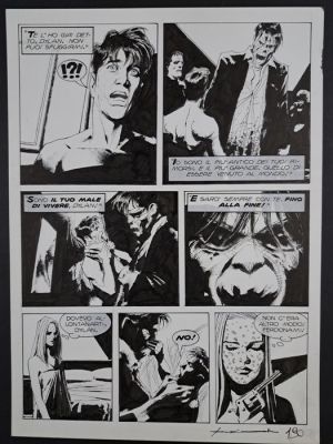 Roi, Corrado - 1 Original page - Dylan Dog - La Capanna nel Bosco | Catawiki