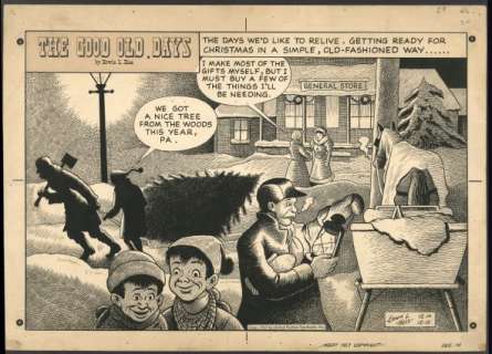 Hess, Erwin L. - GOOD OLD DAYS, THE Sunday Strip