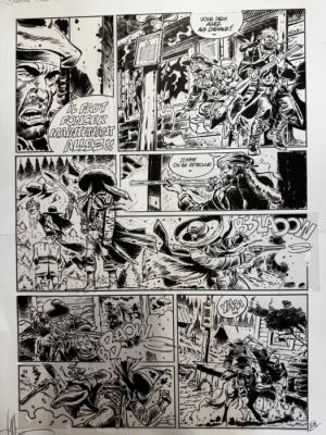 Cassini, Jean-Claude - 1 Original page - Corpus Hermeticum - T7 Badlands - 2009