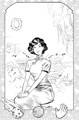 RED BOOK #2 SOO LEE ORIGINAL COVER ART | Scott’s Collectables
