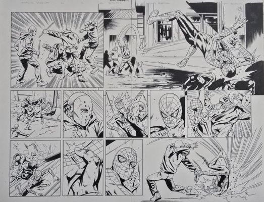 Rick Magyar - 1 Double page d’origine - Amazing Spider-Man: movie # 2 | Catawiki