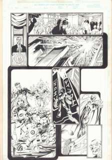 Mark Bagley, Vince Russell - thunderbolts #10 p. 4 - fantastic four, captain america, and vision - 1998