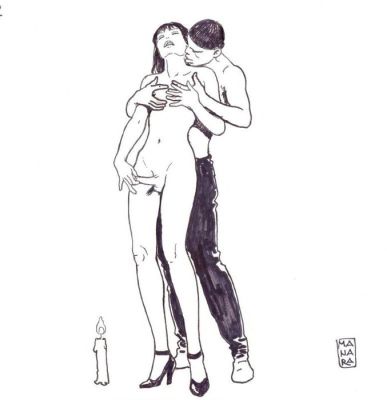 Milo Manara - 1 Panneau d’origine - Kama Sutra - 1998 | Catawiki