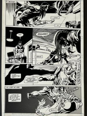 Grindberg, Tom & Cockrum, Dave - 1 Original page - Marvel Presents - Crossing Lines - 1988 | Catawiki