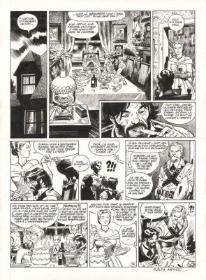 Ralph Meyer | Planche originale n°16 - Mister Prairie - Undertaker | Daniel Maghen