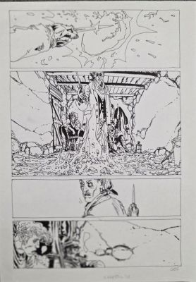 Gess (Girard, Stéphane) - 1 Original page - Les contes de la Pieuvre T3 - Célestin et le cœur de Vendrezanne - 2021 | Catawiki