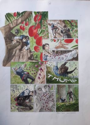 Zuccheri, Laura - 1 Original colour page - Thellus - 2019 | Catawiki