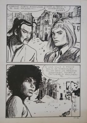 Manara, Milo - 1 Original page - Jolanda 21 - 1972 | Catawiki