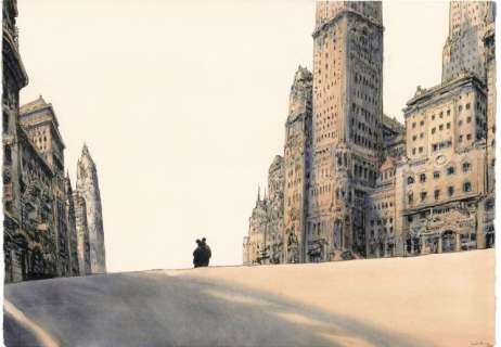 Nicolas de Crecy (Né En 1966) Dans La Banlieue Du Luna Park