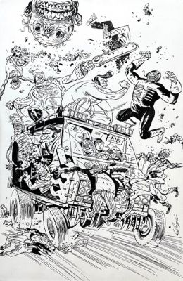 Guy Davis - 1 Original cover - The Zombies That Ate The World - 2009