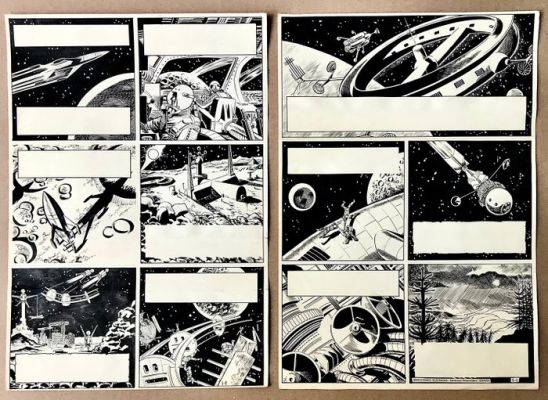 Anónimo - 2 Original page - Nuevos horizontes - 1968 | Catawiki