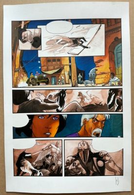 Reculé, Henri - 1 Original colour page - Les Immortels - La Volonté du mal - 2001 | Catawiki