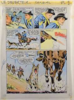 MARCELLO, Carlo - RINTINTIN ET RUSTY Planche originale Ã  l‘encre de chine