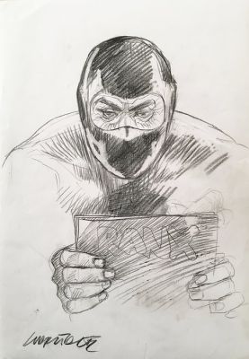 Liberatore, Tanino Original preliminary drawing - Ranx | Catawiki