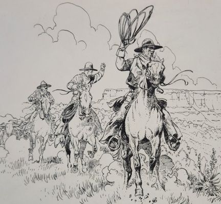 Michel Blanc-Dumont - 1 Original drawing - Jonathan Cartland | Catawiki