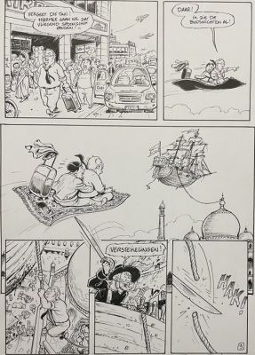 Jan Bosschaert - 1 Original page - Het Hallucinante Havenhuis - 2007 | Catawiki