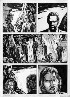 Dampyr Speciale n.12 tav 38 first unpublished version | Avalon Comic Art