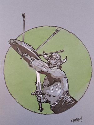 Camarda, Larry - 1 Original colour drawing - Conan The Barbarian | Catawiki
