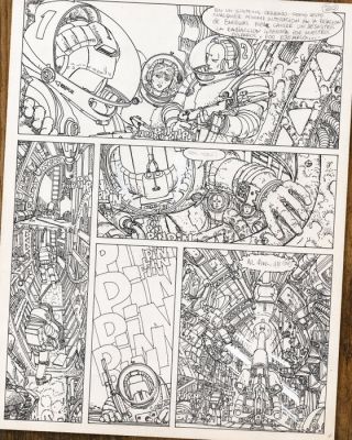 Juan Giménez - Estrella Negra - Original Published Comic Page - Hand Drawn in Ink | Catawiki