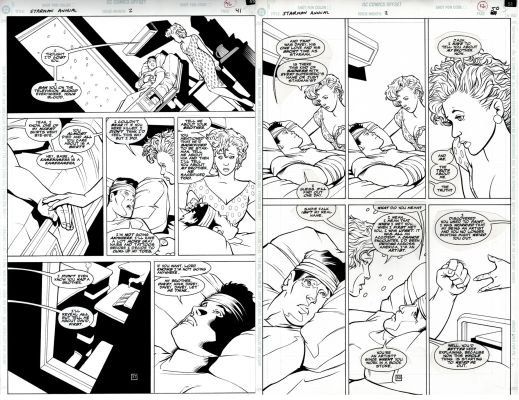 Mitch Byrd - Starman Annual #2 P 41 & 50 (Starman & Sadie Falk Throughout!)