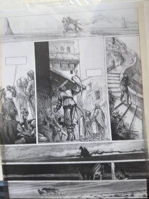 François Schuiten (1956) - Ensemble 3 films d’impression noirs (cellos) - Les Médianes de Cymbiola - pages 34, 46, 48 | Catawiki