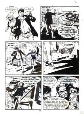 Mari, Nicola - 1 Original page - Dylan Dog Speciale #13 - "Goliath" - 1999 | Catawiki