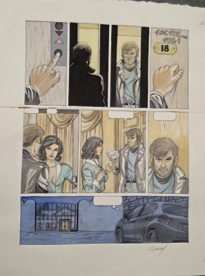 Renaud (Denauw, Renaud) - 1 Original colour page - Blousés - 2021 | Catawiki