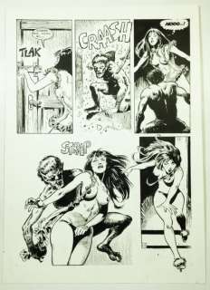 Lopez, Carlos | original plate for Horror Comics | Catawiki