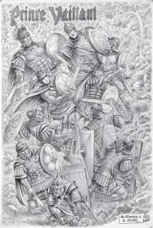 Mancini - Prince Vaillant, illustration Ã  la mine de plomb …