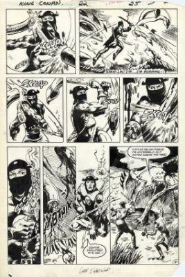 Isherwood, Geof - CONAN THE KING (1984-89) #22 Interior Page | ComicConnect