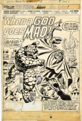 Trimpe, Herb - MARVEL TWO-IN-ONE (1974-83) #9 Title Splash | ComicConnect (Buy It Now)