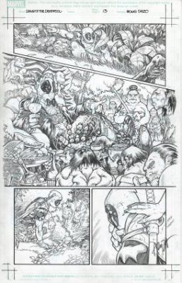 Dazo, Bong - DEADPOOL: MERC WITH A MOUTH (2009) #1 Half Splash