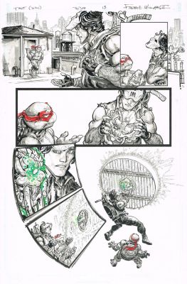 Freddie E. Williams II | TMNT (2024) (Issue 20/300, Pg 13) 11 x 17 | Freddie E. Williams II