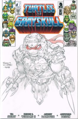 Freddie E. Williams II | TOG Raphael BustLimited Ed. Turtles of GrayskullBlank | Freddie E. Williams II