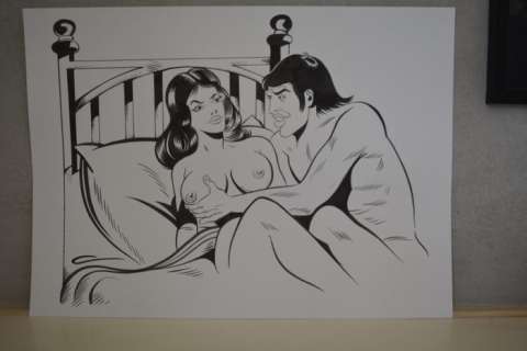 Cavallerin, Sergio | original illustration for "Lando" | Catawiki