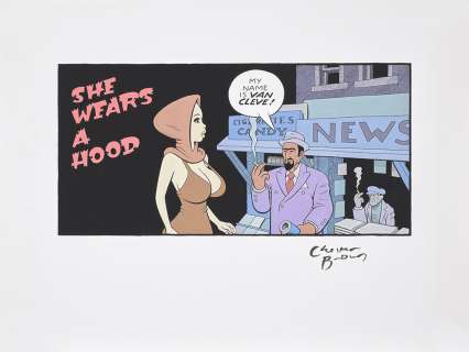 Chester Brown - 11279 She Wears a Hood Painting