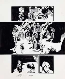 Naifeh (Ted) - Lot 529 - Courtney Crumrin, planche n°45 à l‘encre de…