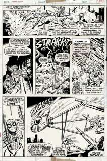 Sal Buscema Mike Esposito - Marvel Team-Up #45 P 6 (Spider-Man in Every Panel & Killraven in 5 of 6 Panels As They Battle Martians!) 1976