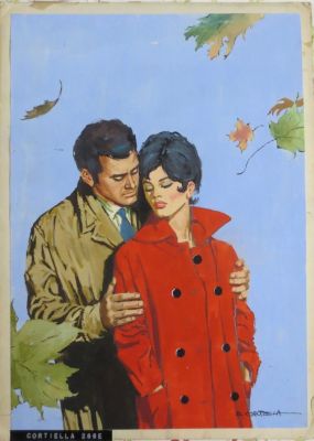 Rafael Cortiella | Original cover – Romance : No te separes de mí – Cortiella + novel | Origin Of Comics