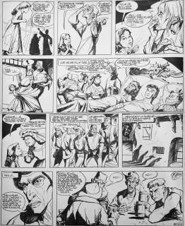 UDERZO Albert  - Marco Polo  - Planche 12 de ce récit prépublié dans La Libre [...] | Vermot et Associés