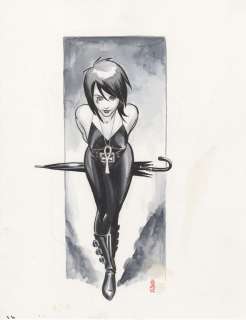 J G Jones - Death By Jg Jones Watercolour