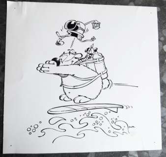 Dupa | original drawing in India ink, published in Tintin magazine + colour layer  - (1978) | Catawiki