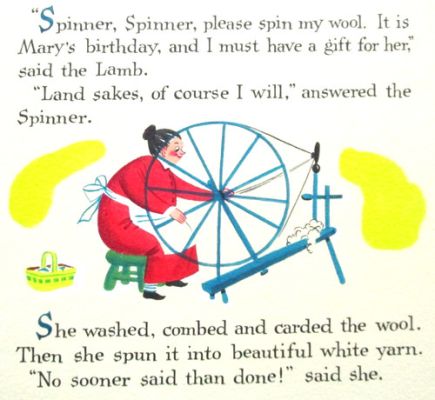 1968 MARY’S LITTLE LAMB DOLLIE TINGLE ORIGINAL drawing art BOOK PAINTING sewing | eBay US (Buy It Now)