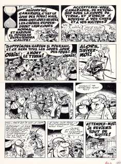 Tabary | Iznogoud, planche n°17 à l’encre de Chine de… | Millon