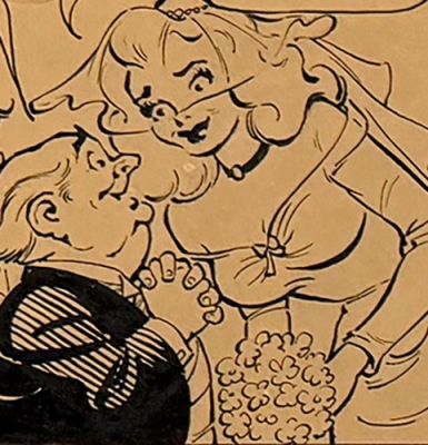FRANK FRAZETTA! ORIGINAL COMIC ART 1958 Li’L Abner Daily Strip Daisy Mae | eBay US