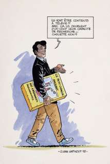 Van Linthout | Lou Smog, illustration à l’encre de Chine et aux… | AZ auction