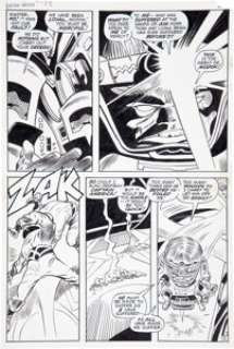 Gene Colan and Dick Ayers Captain America #133 MODOK Page 2 Original Art (Marvel, 1971). For this chiller - | Heritage